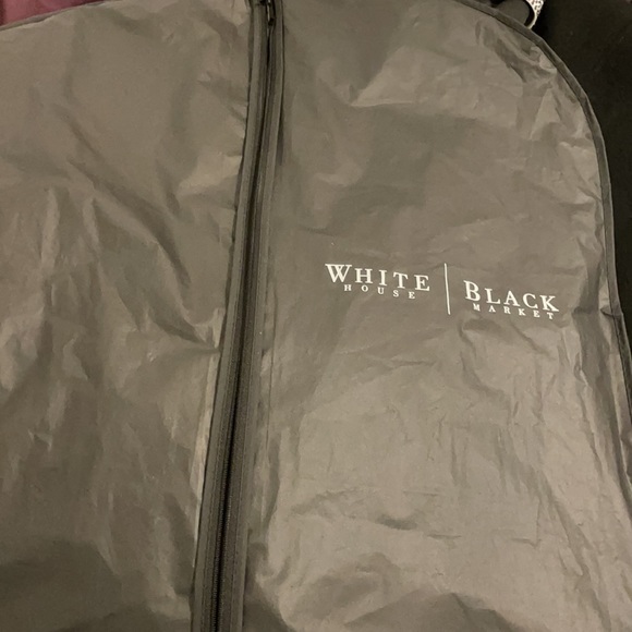 WHBM strapless black and white dress - Picture 3 of 5
